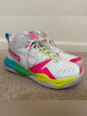 Moolah Kids Press Break Y2K Neon Basketball Sneakers - Size 6Y
